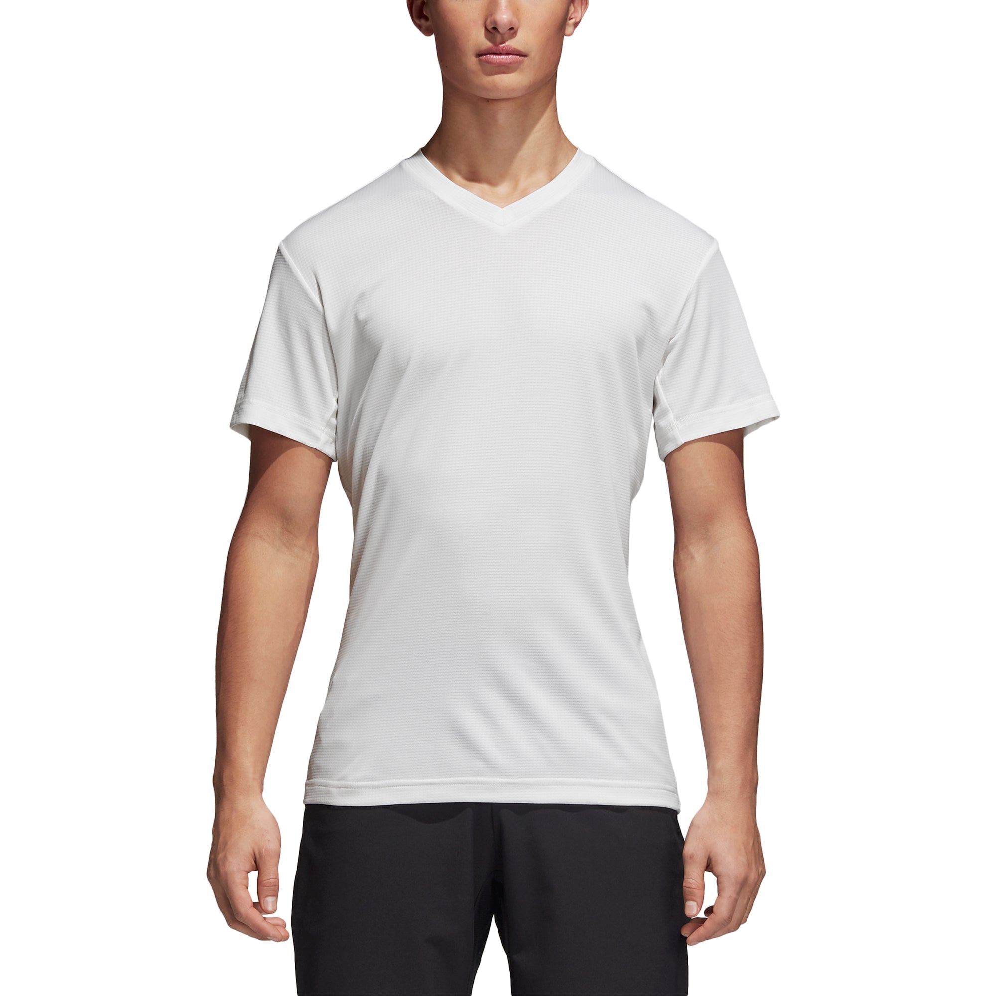 adidas Men s T shirt Climachill White CE1446 Racquetstore