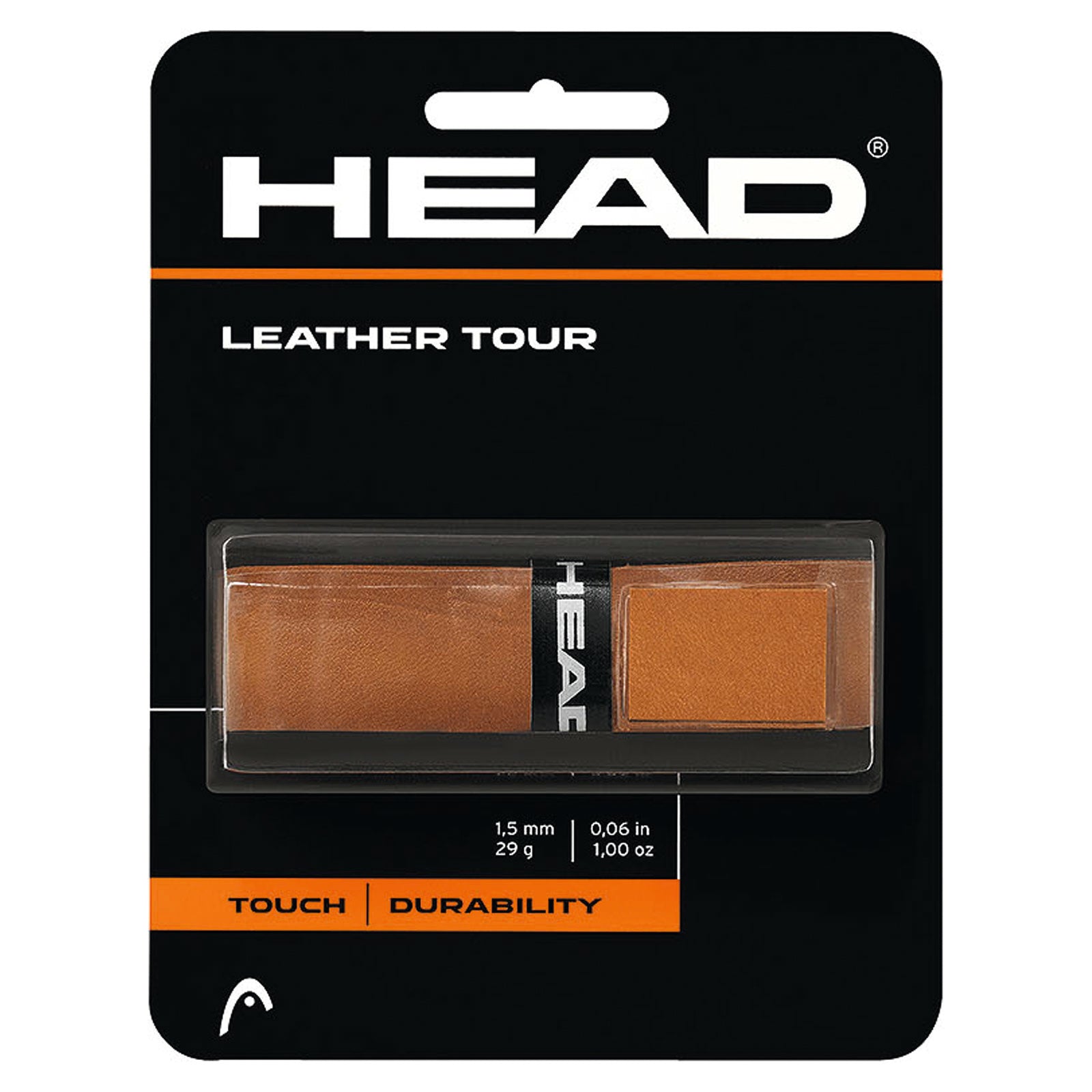 Head Leather Tour tennis replacement grip - VuTennis
