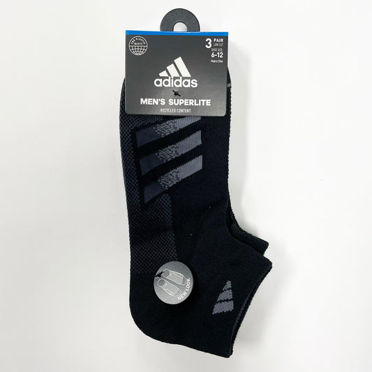 Adidas Men's Superlite low-cut 3 pairs socks