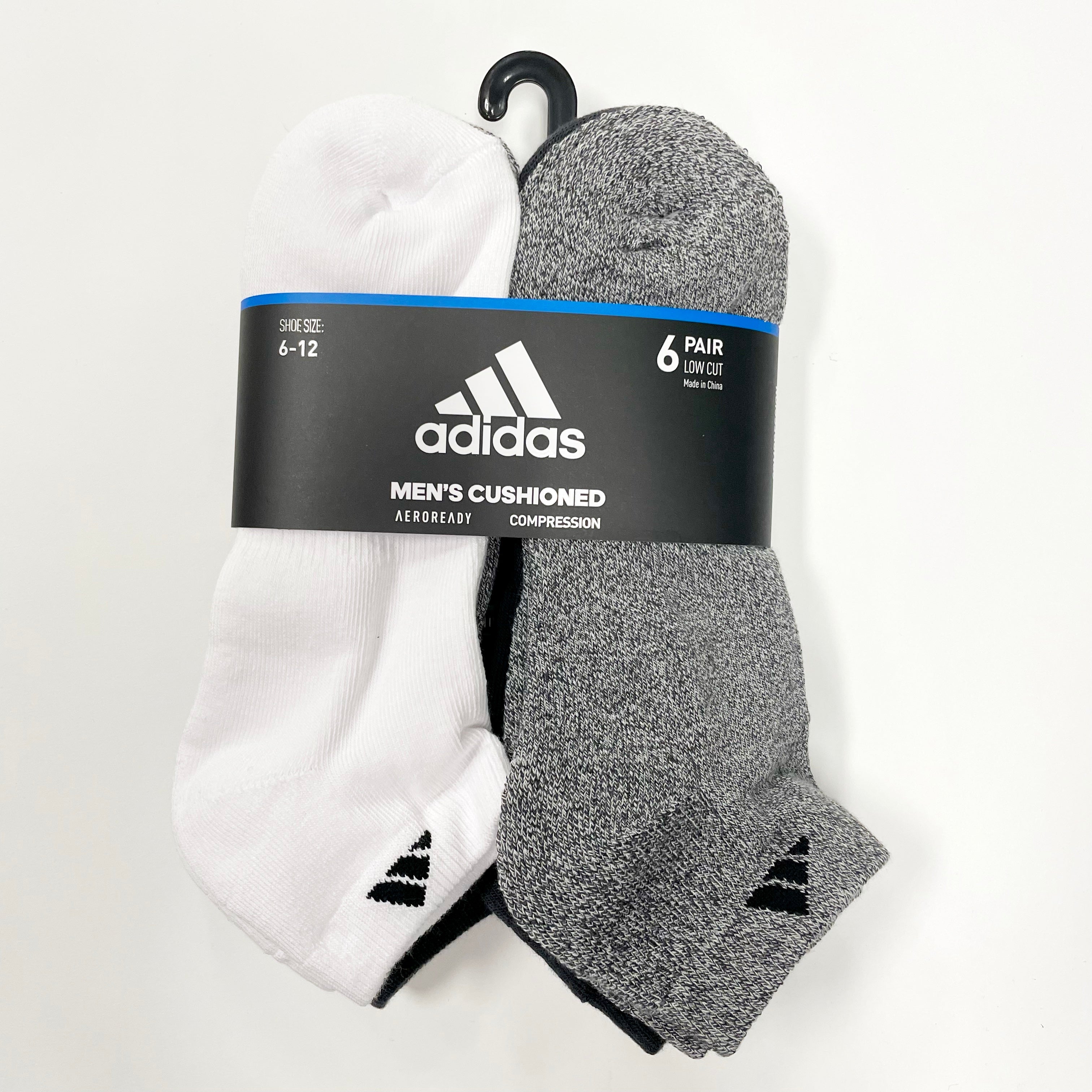 Adidas men's low outlet cut socks