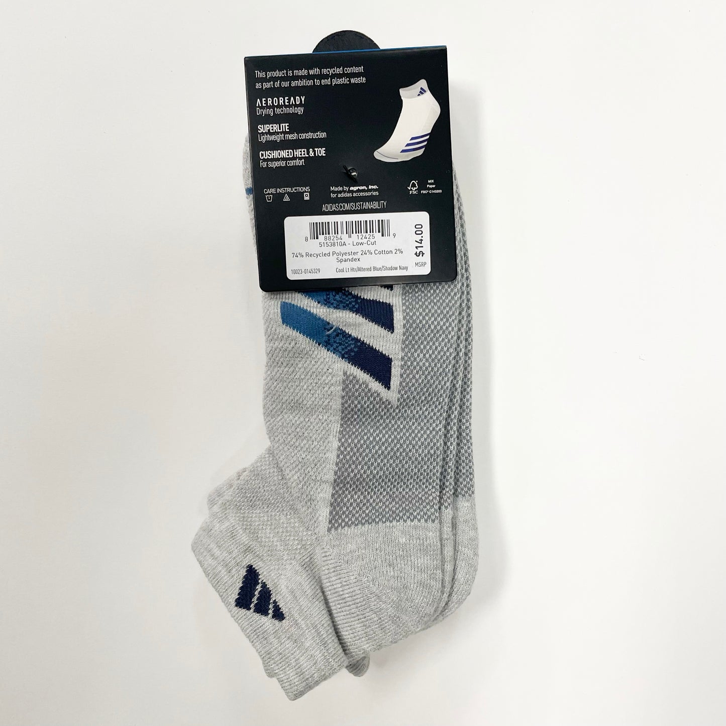Adidas Men's Superlite low-cut 3 pairs socks