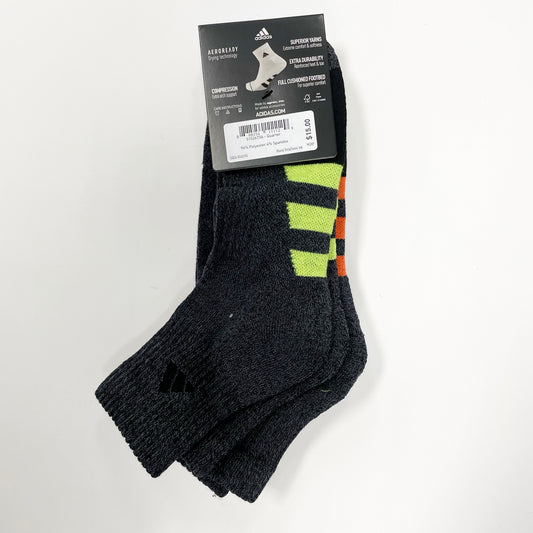 Adidas Men's Cushion quarter-cut 3 pairs socks