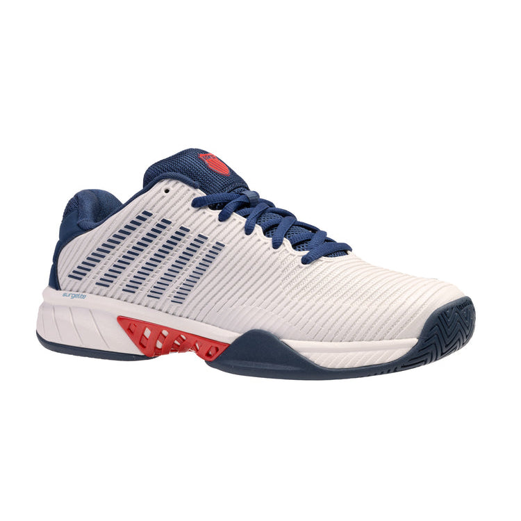 K-Swiss Hypercourt Express 2 men's tennis shoes - White/Blue/Red 6613-146