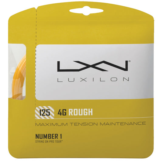 Luxilon 4G Rough 125 tennis string - VuTennis