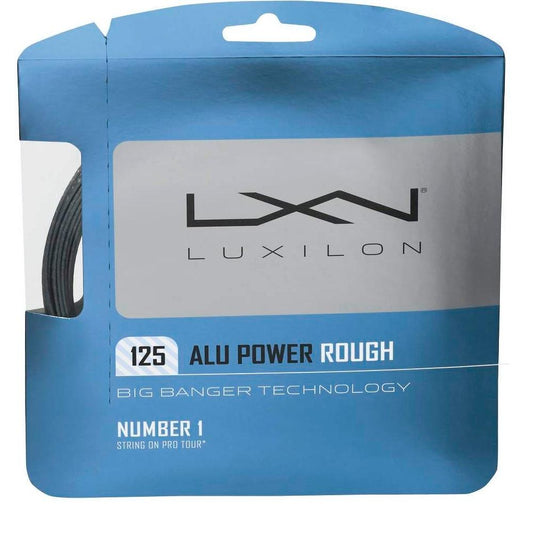 Luxilon ALU Power Rough 125 130 tennis string set - VuTennis