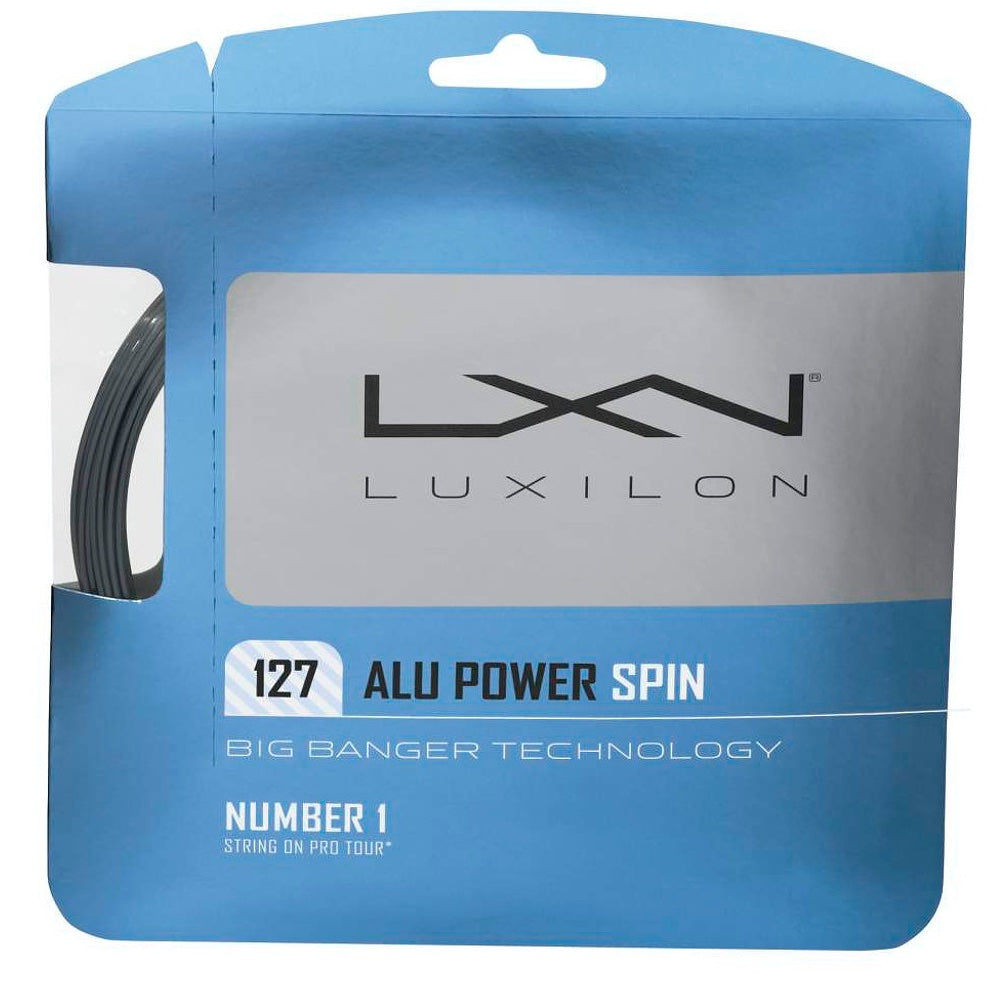 Luxilon ALU Power Spin 127 tennis string set - VuTennis