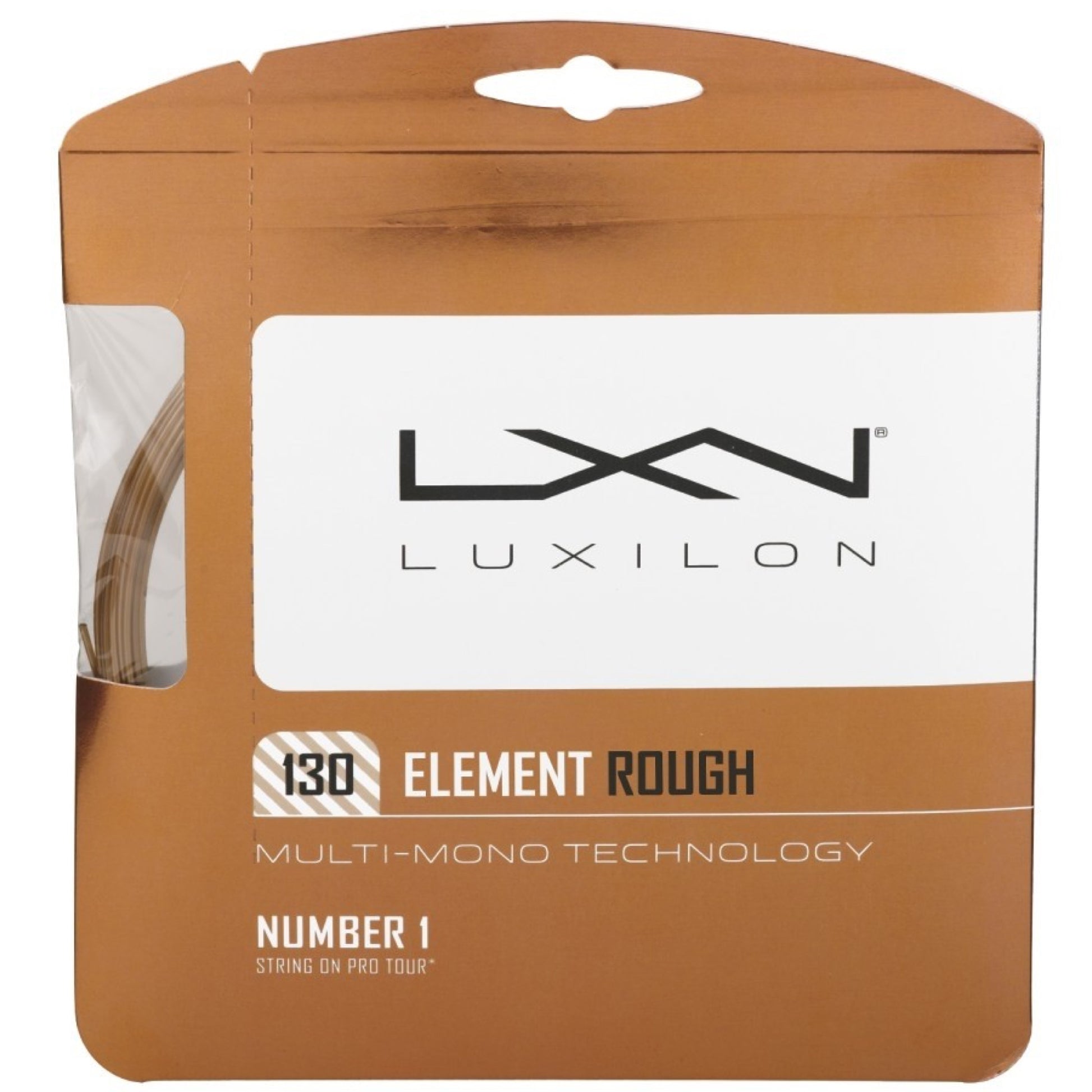 Luxilon Element Rough 130 tennis string set - VuTennis