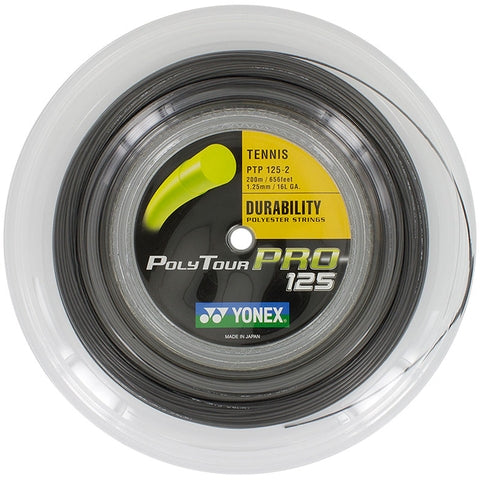 Yonex Poly Tour Pro 16L Reel (1.25mm PTP 125 Tennis String) Full 200m  656ft. New