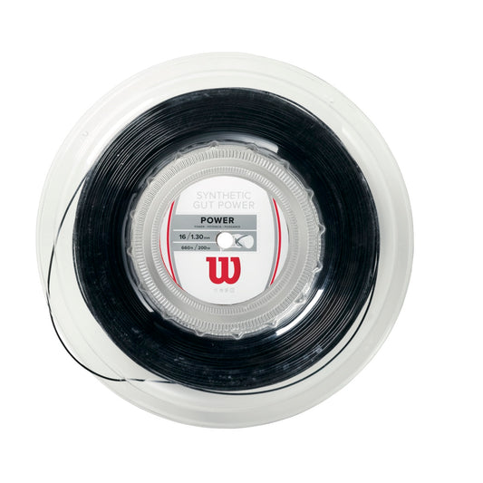 Wilson Synthetic Gut Power string reel - Black