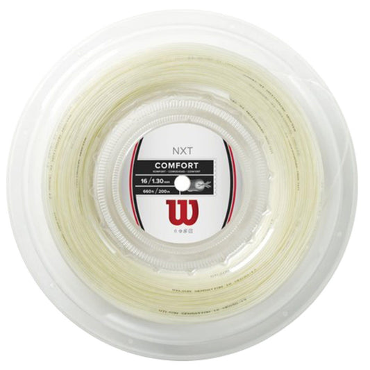 Wilson NXT Comfort 16g/1.30mm 660ft/200m tennis string reel - VuTennis