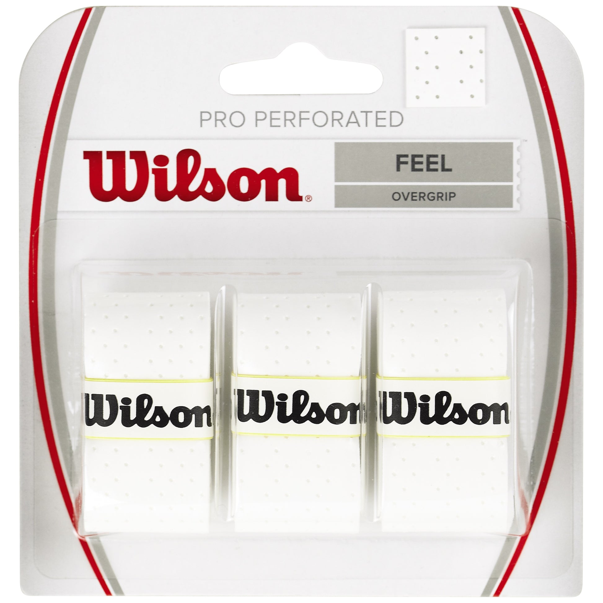 WILSON Pro Perforated Overgrip (3 pcs)